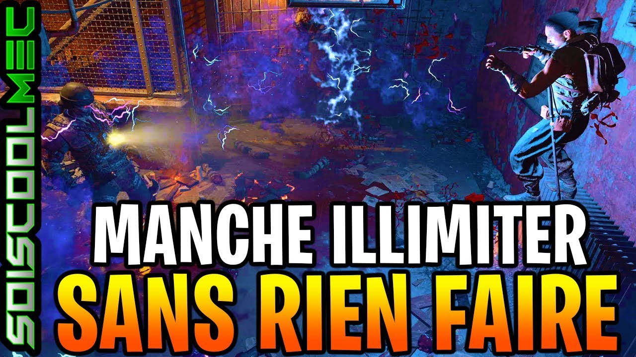 PLASMA ILLIMITÉ, MANCHE ILLIMITÉ SANS RIEN FAIRE, SPÉCIALISTE ILLIMITÉ, GLITCH BO4 ZOMBIE, BLOOD