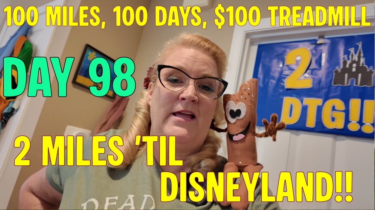 100 Miles, 100 Days, $100 Treadmill, Day 98