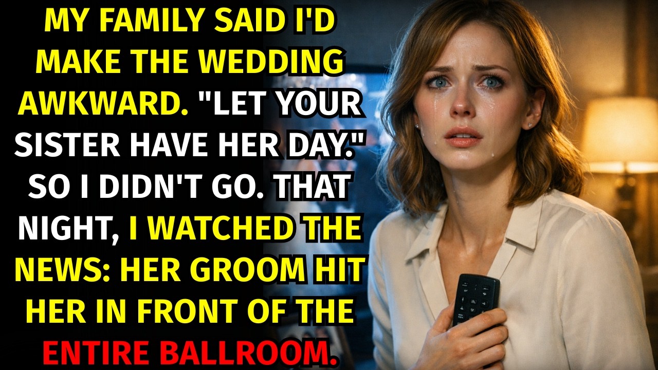 I Wasn’t Invited to My Sister’s Wedding… Then the Groom’s Slap Went Viral