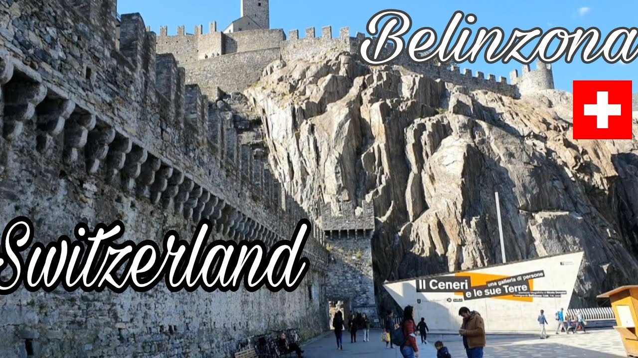Belinzona Switzerland the town is famous for its three castles Unesco Heritage