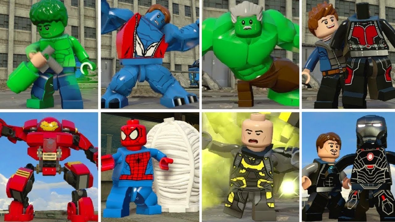 All Character Transformations & Suit Ups in LEGO Marvel's Avengers