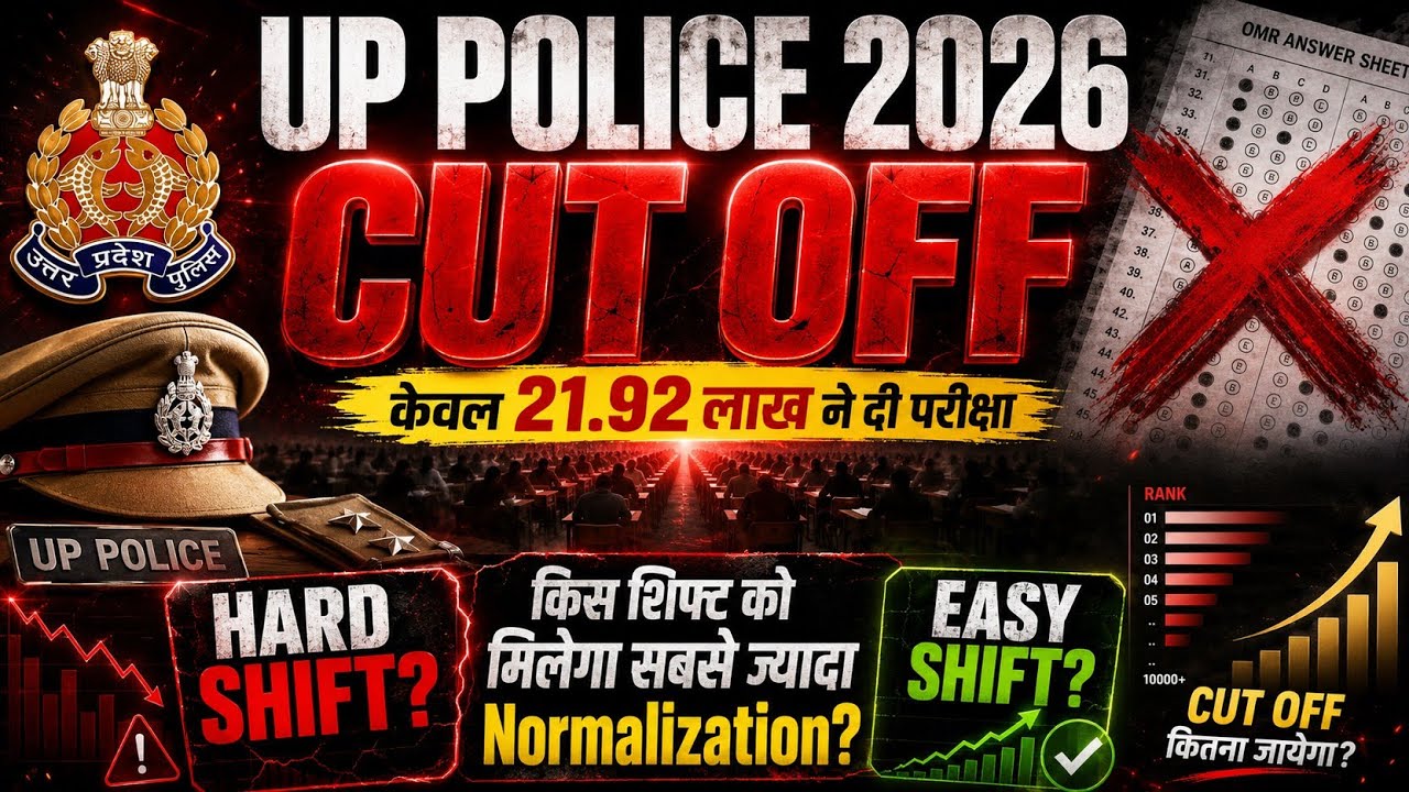 UP Police Constable Cut Off 2026 | UP Police Expected Cut Off 2026 | UP Police Safe Score 2026 |