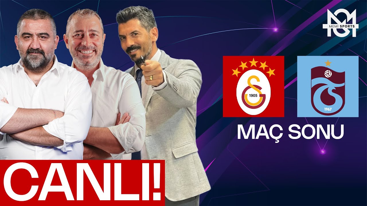 GALATASARAY - TRABZONSPOR MAÇ SONU | Ümit Özat, Melih Şendil, Deniz Ateş Bitnel