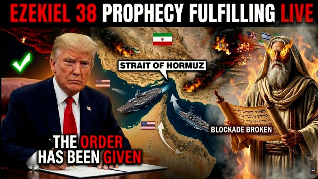 1 MIN AGO: Trump Corners Iran and Blocks the Strait of Hormuz&hellip; Ezekiel 38 is being fulfilled NOW!