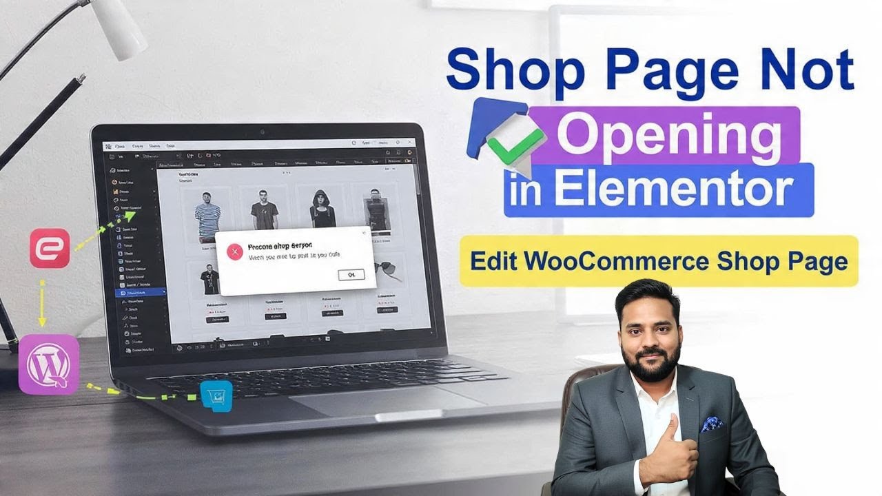 Shop Page Not Opening in Elementor | How to Edit WooCommerce Shop Page in WordPress | Zeeshan Shakir
