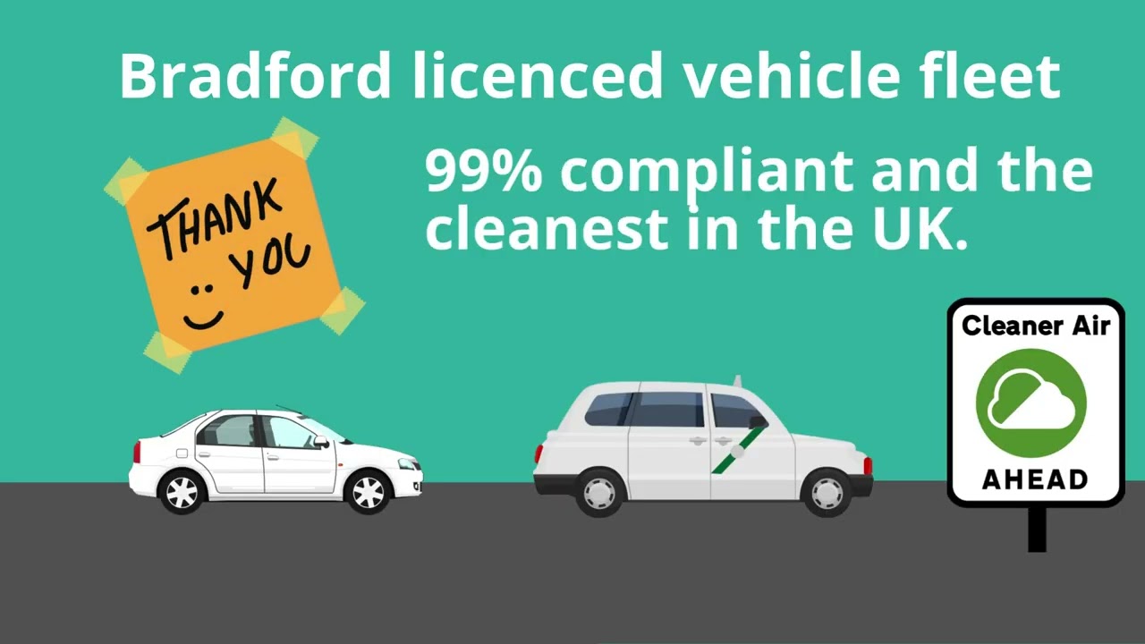 The Air Quality in Bradford is improving