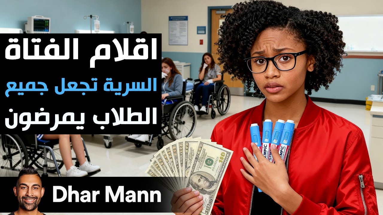 Dhar Mann Studios | أقلام الفتاة السرية تجعل جميع الطلاب يمرضون