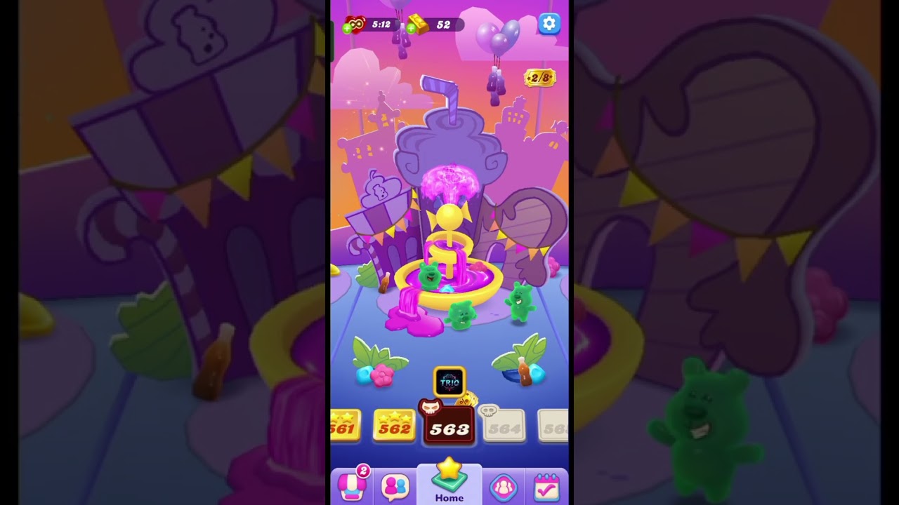 Candy crush soda saga level 562 & 563 | Candy 