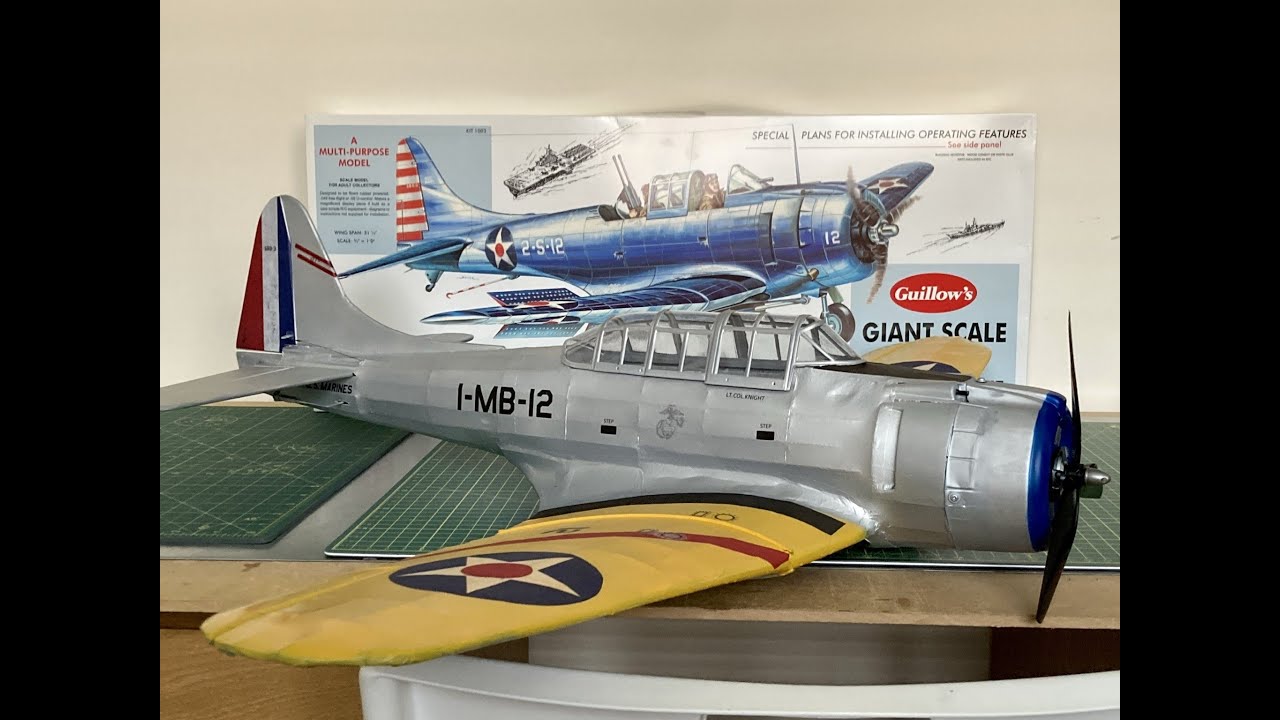 SKippy's Guillows SBD-3 Dauntless RC Conversion