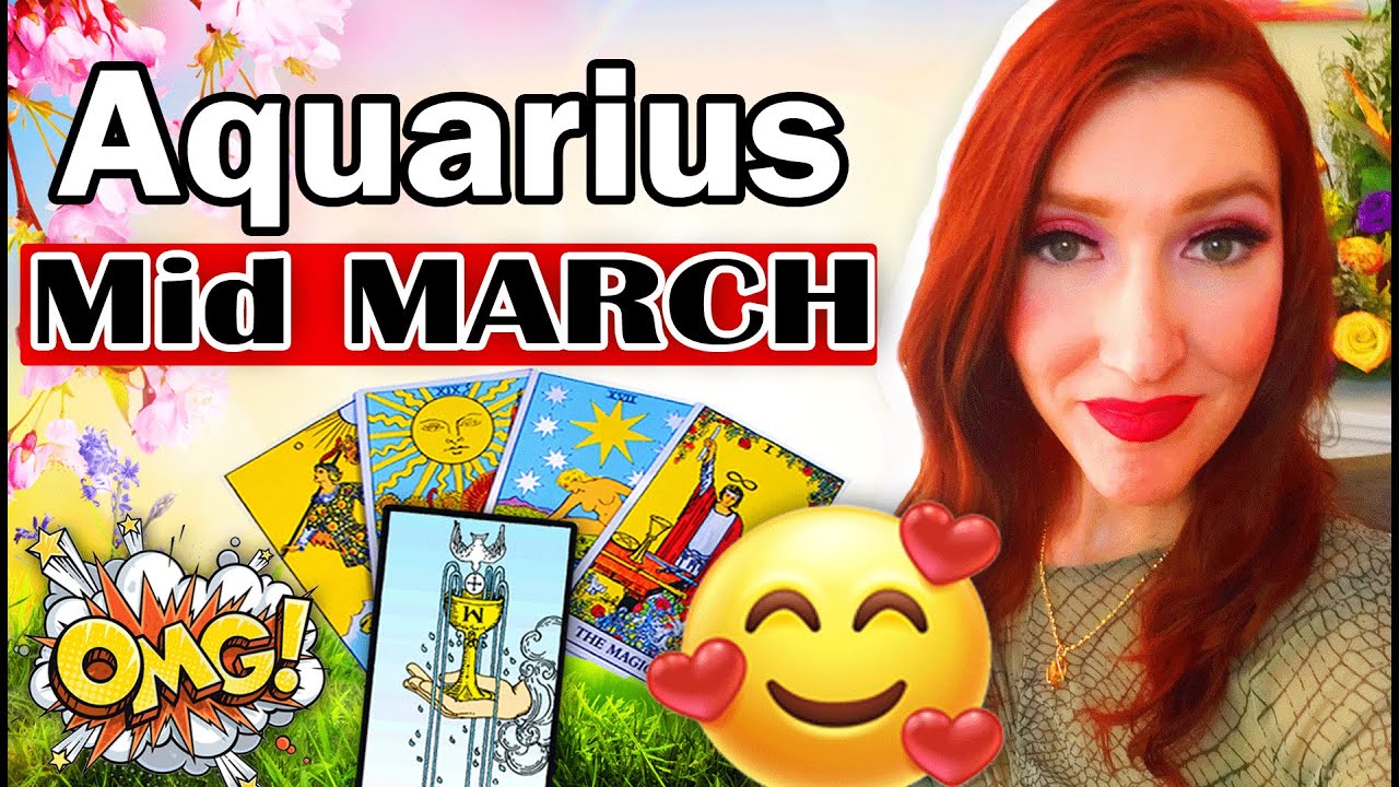 Aquarius I CAN'T STOP THINKING ABOUT YOU AND WANT YOU BAD! MID MARCH
