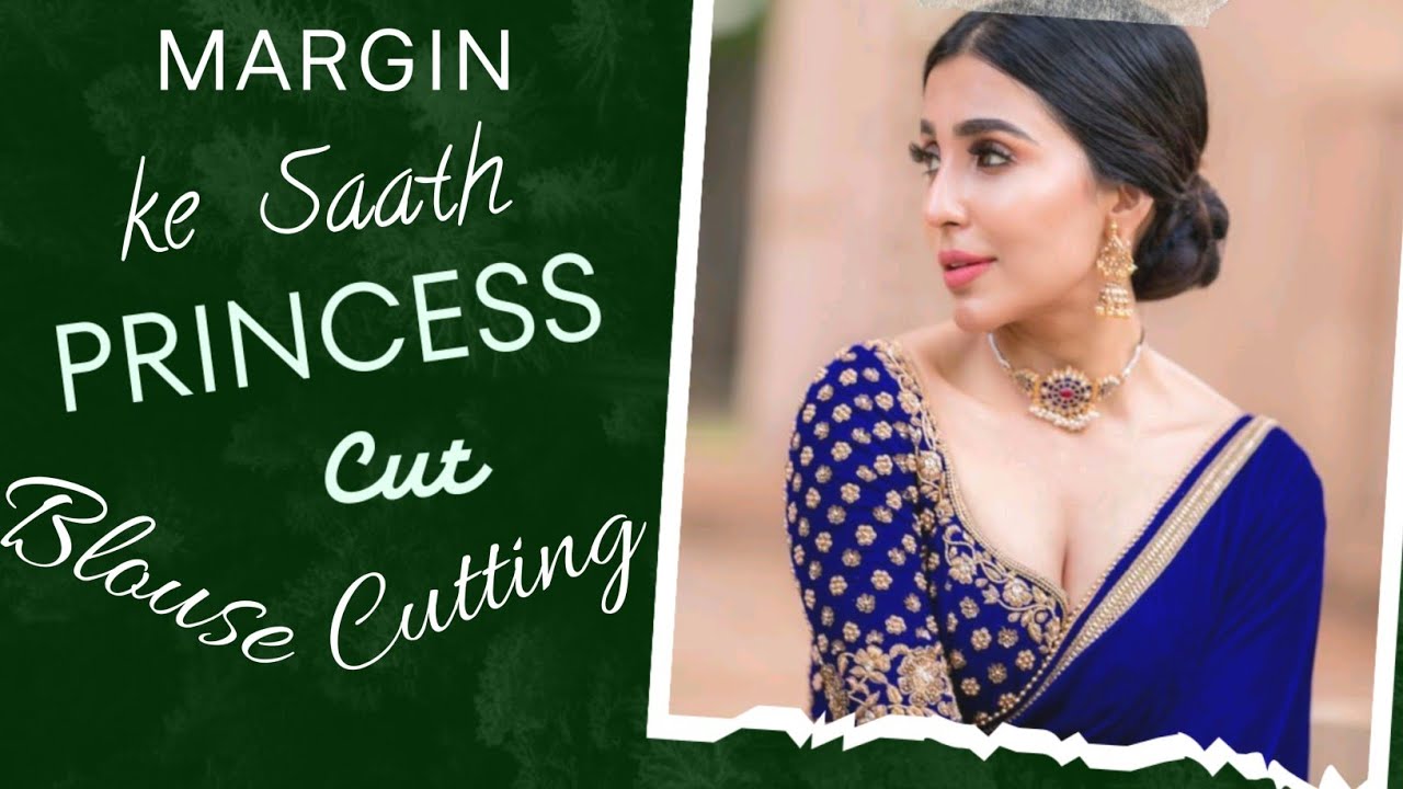 34 Size Princess Cut Blouse pattern making| parfect Blouse paper Cutting