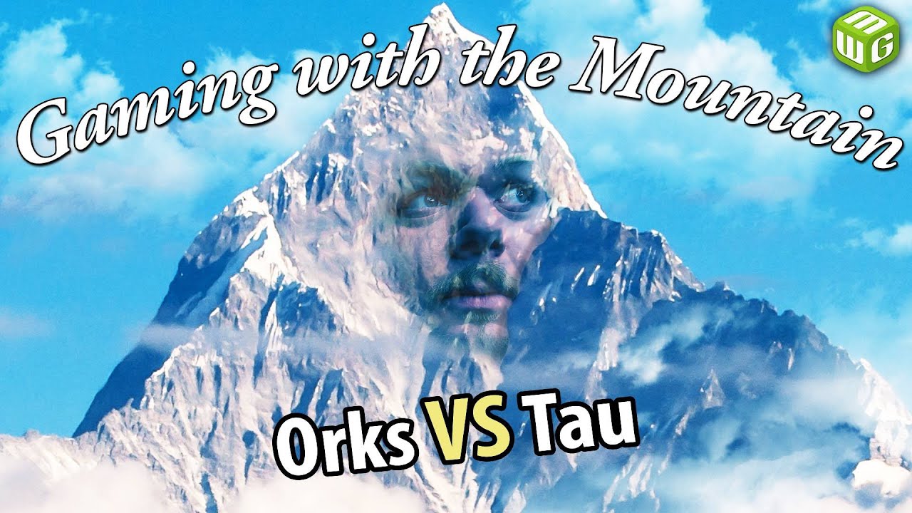 Orks vs Tau Warhammer 40k Battle Report Gaming with the Mountain Ep 25