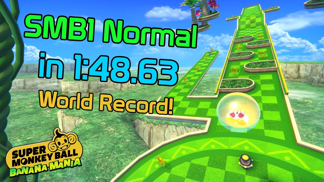 [Former WR] SMB1 Normal in 1:48.63 - Super Monkey Ball Banana Mania Speedrun