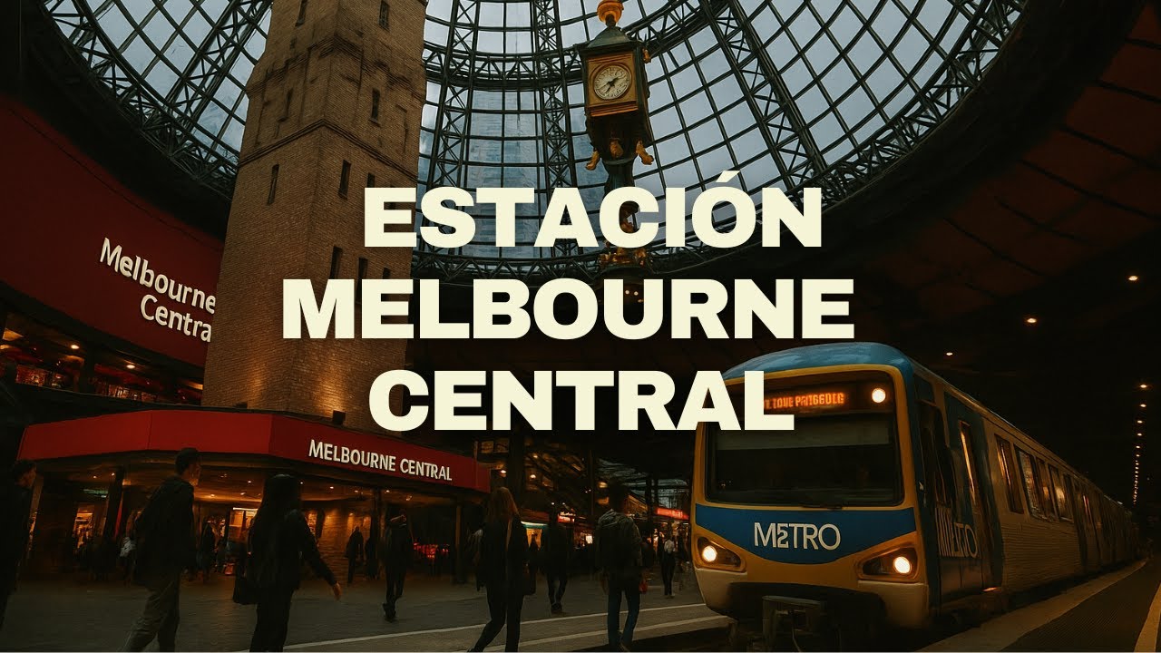 Una de las Estaciones de Tren Más Icónicas de Melbourne, Australia 🚆🏛️
