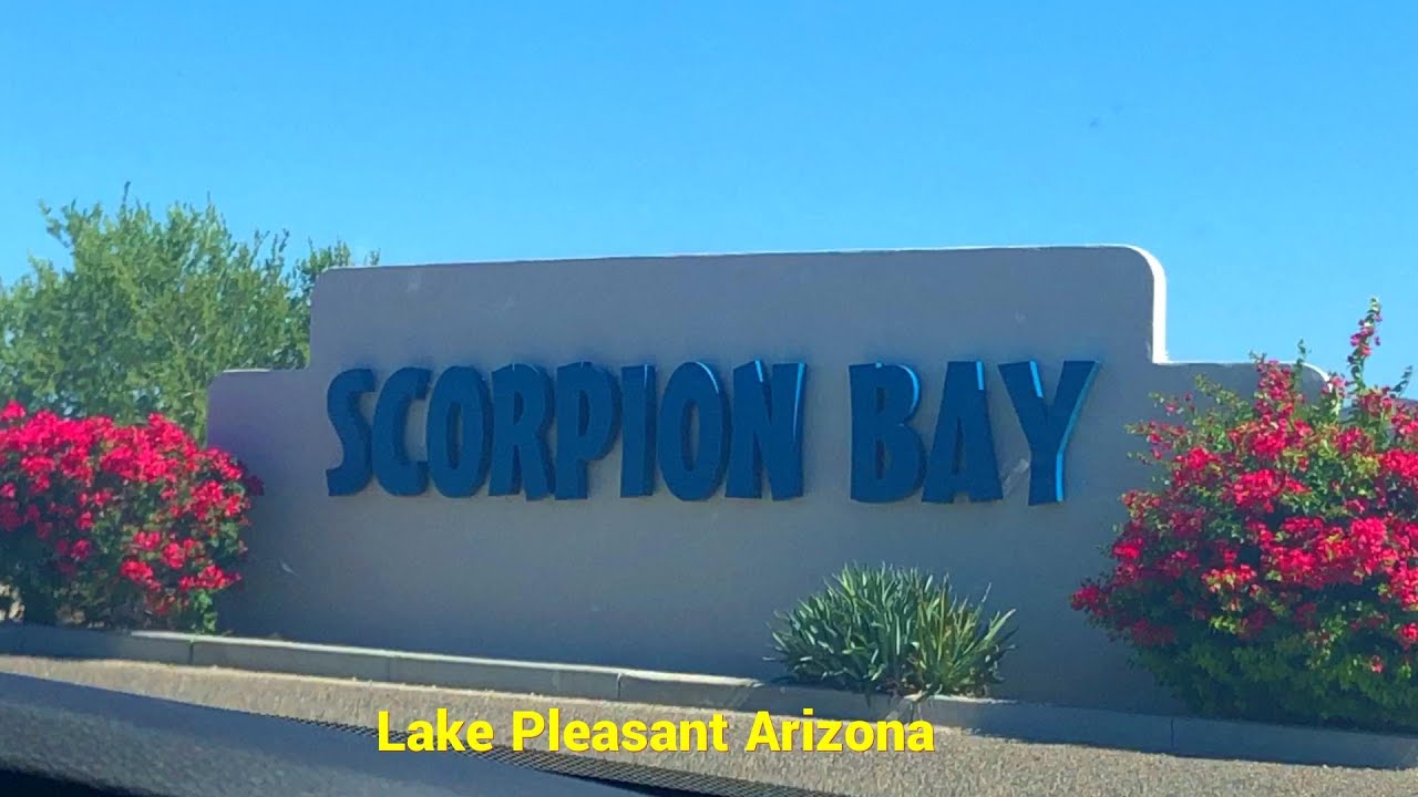 Driving to Lake Pleasant-Scorpion Bay Arizona - USA