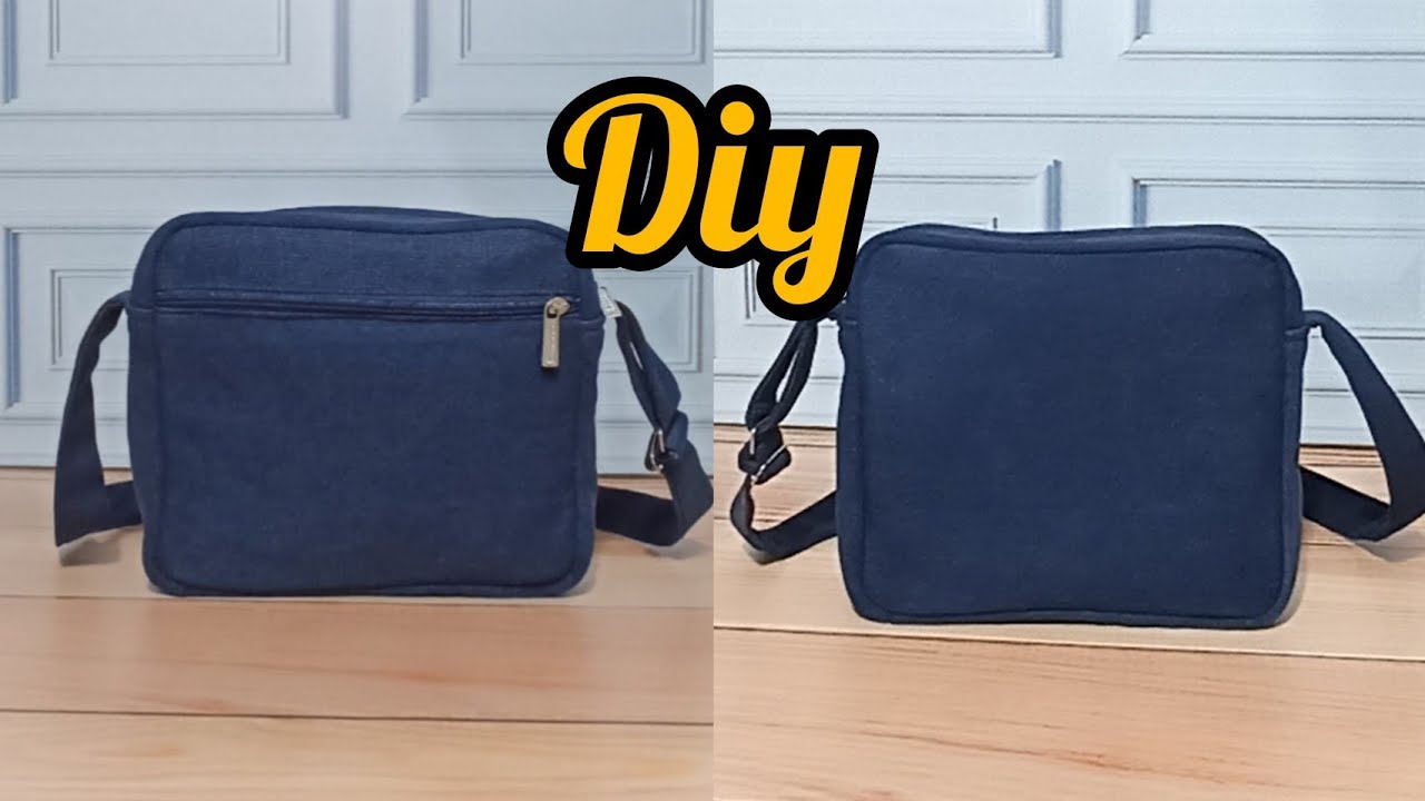 DIY Shoulder Bag from Old Jeans | Easy Upcycling Sewing Project