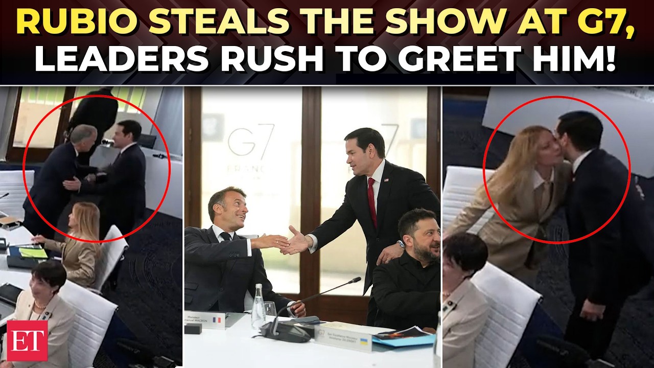 Marco Rubio ENTERS G7 room! World leaders' reaction gets the internet talking