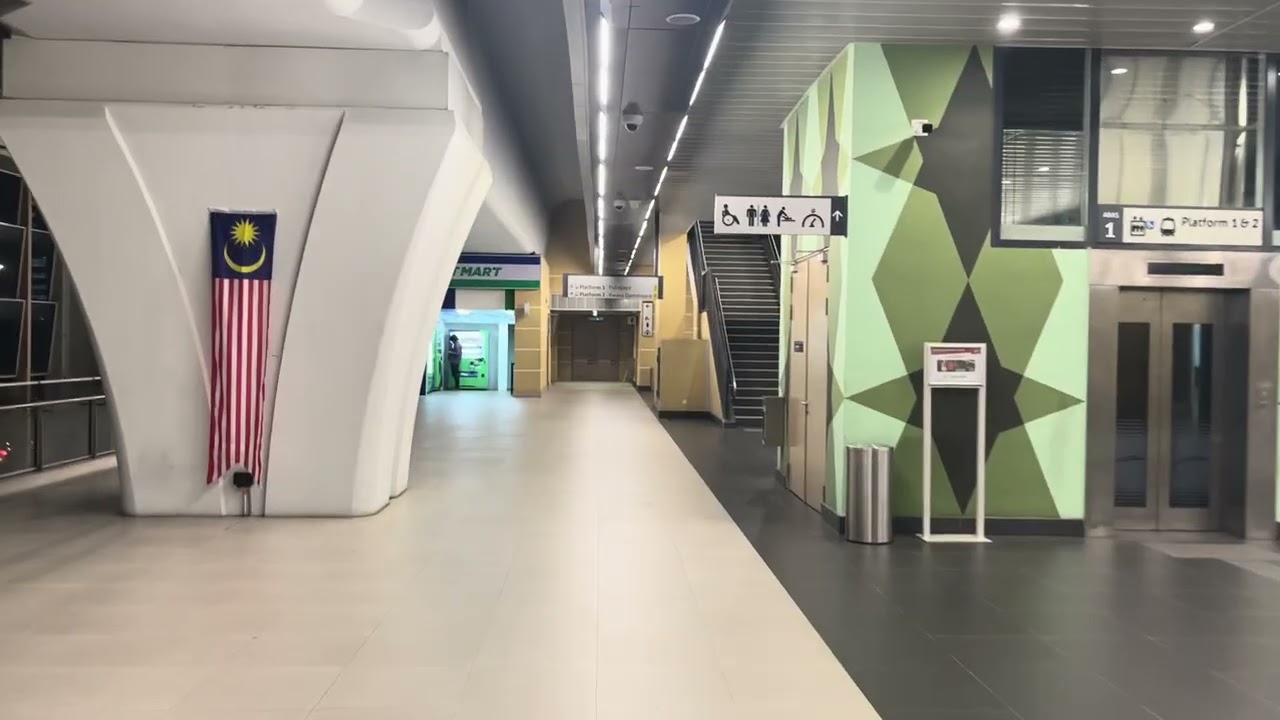 [Kuala Lumpur MRT] - Kepong Baru - from Entrance A to Platform 1 (PYL)