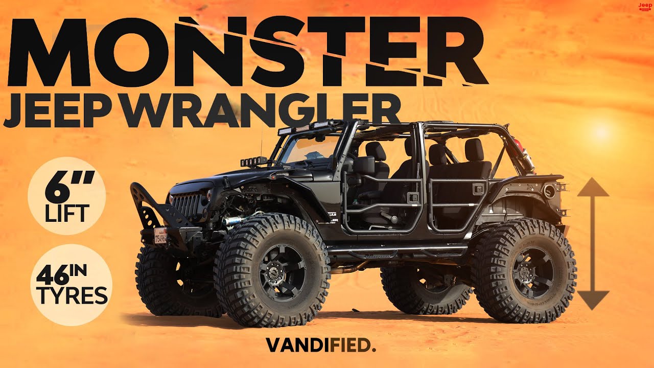 Monster JEEP WRANGLER | Monster JEEP WRANGLER review in Malayalam | Vandified Monster Truck