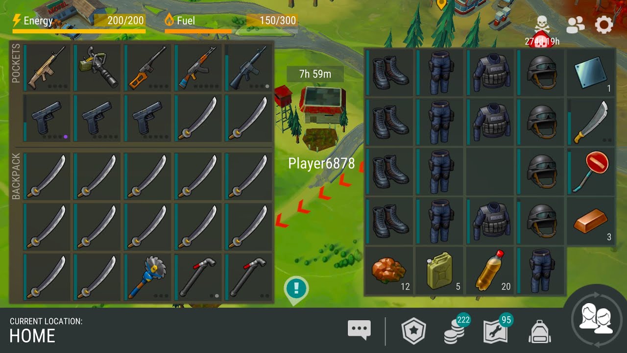 LDOE raid Player6878 | Reloaded 3x | Weapons and Armor sets ❤️❤️❤️