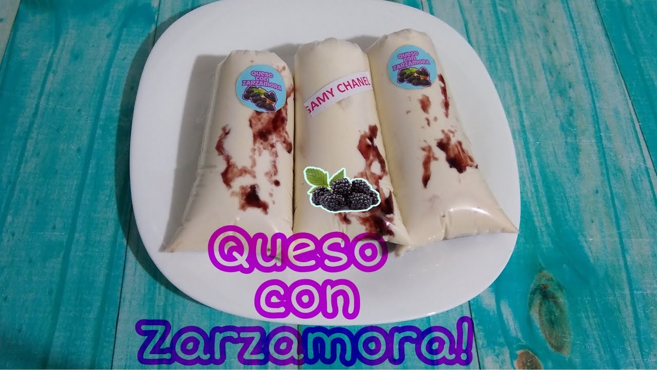 Bolis gourmet  de queso con Zarzamora súper ricos cremosos idea para vender helados marcianos