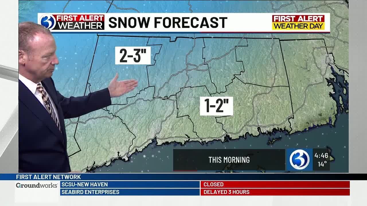Snow this morning prompts another First Alert Weather Day