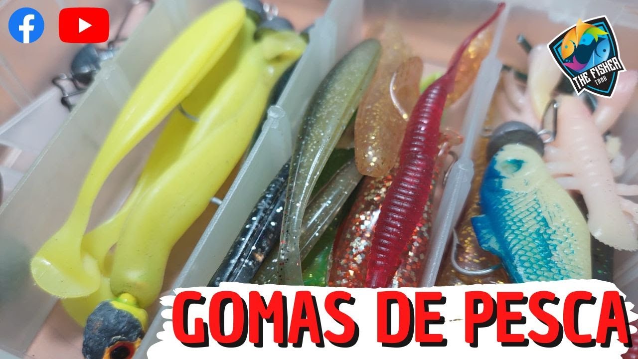 Gomas de pesca | Señuelos blandos | Cabezales de pesca | #pesca