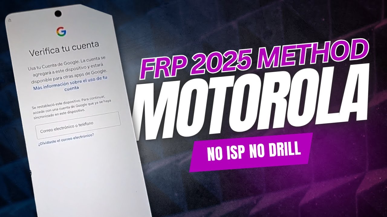 FRP MOTOROLA MOTO G 5G 2025 100% EFECTIVO NOT ISP ALL MOTOROLA
