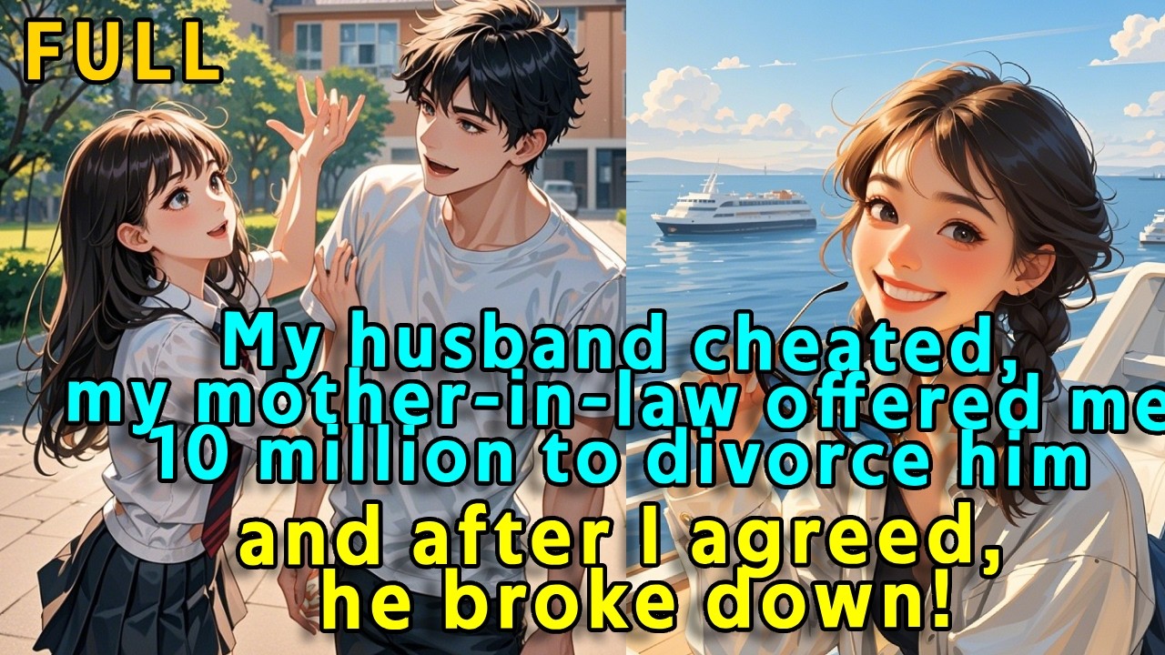 Husband cheated, mother-in-law paid me 10 million to leave, I agreed, he broke down.