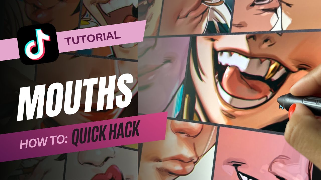 [Tok Tutorial] Рисуем быстрые рты! 👄