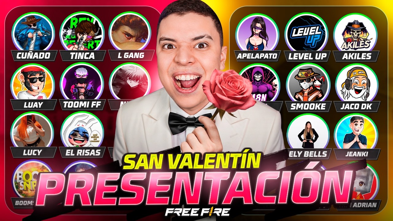 ¡DROPS Y PARTICIPANTES DEL TORNEO DE YOUTUBERS DE FREE FIRE SE MI DUO 3.0 !!!
