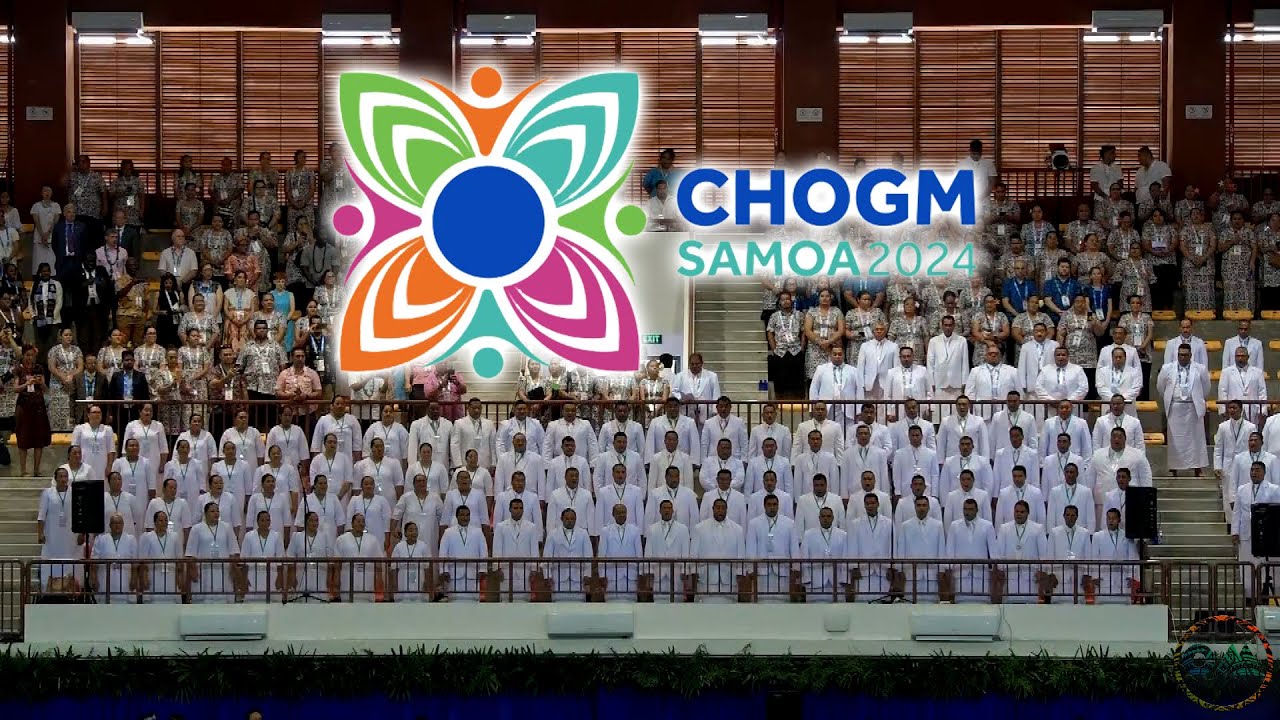 CHOGM 2024 | Samoa National Anthem Sung by Piula and Malua Theological College