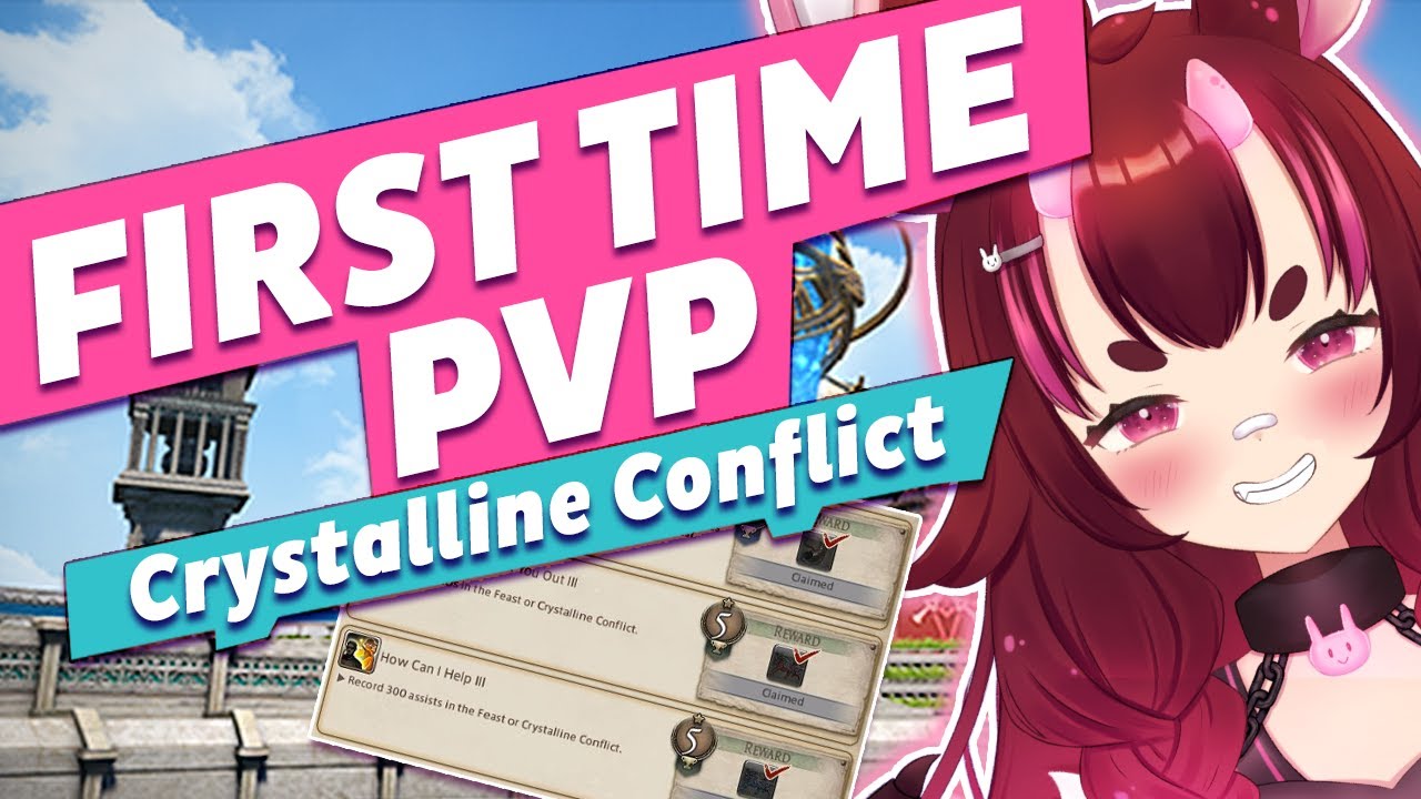 *FIRST TIME* PVP Crystalline Conflict | FFXIV 6.1 Endwalker Highlights