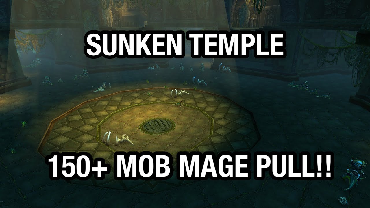 Sunken Temple 150 Mob Pull Tutorial - WoW Classic Mage 13-15 Minute Runs - EPIC DROP!