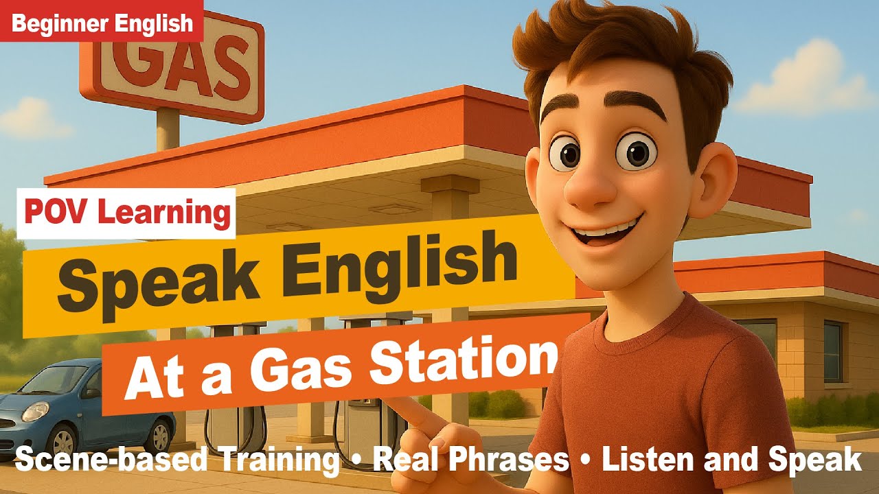 POV: How Do You Ask for Gas in English?⛽️ | Real Phrases Inside