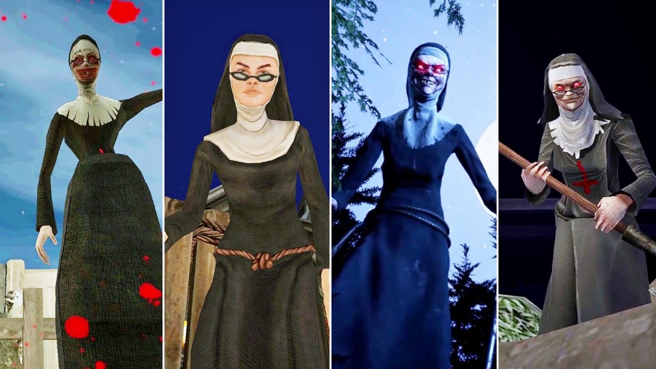 Evil Nun Bury Game Over Scene In Keplerians Games - Evil Nun 1-2, And The Broken Mask & Ice Scream 8