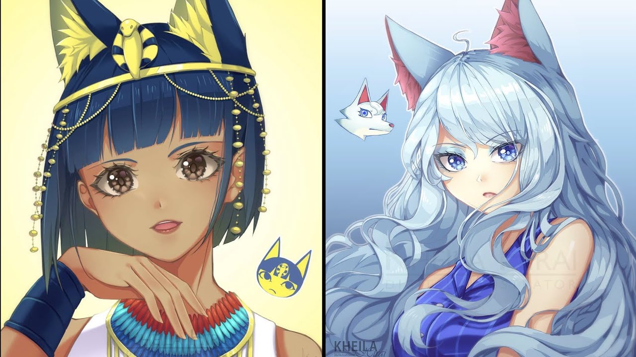 【あつ森】島の住人たち-ビアンカ&ナイル擬人化EP7/Animal crossing Whitney & Ankha anime version ep7