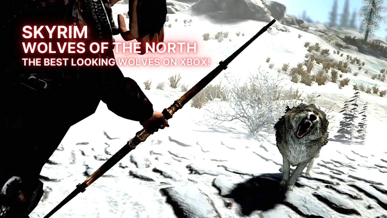 Wolves of the North Wolf Replacer. Skyrim Graphics Mods on Xbox