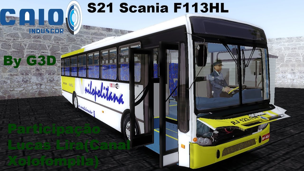 Lançamento: Caio Apache S21 Scania F113HL; Part. do Lucas(Canal Xolofompila)
