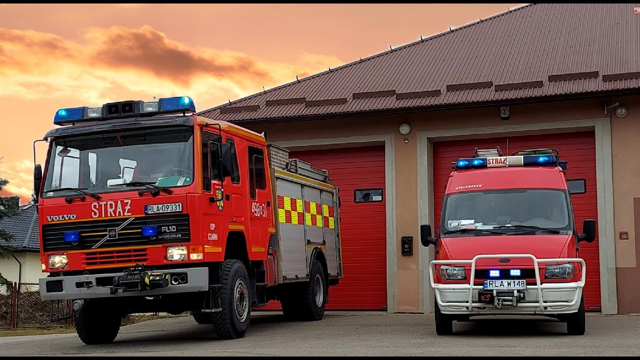 CIEKAWE VOLVO GCBARt ZE SZWEDZKĄ ZABUDOWĄ, MEGA TRĄBY - OSP CZARNA - POKAZ WYPOSAŻENIA BOJOWEGO