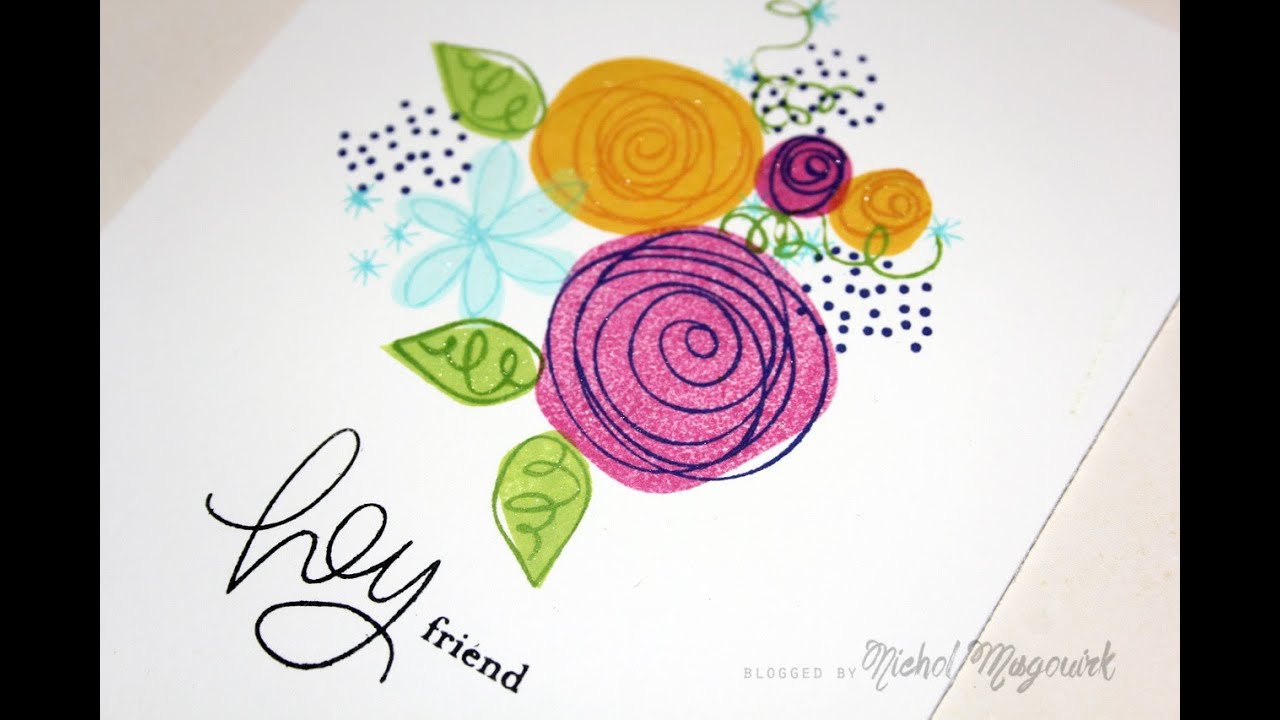 Simon Says Stamp June 2014 Card Kit Hey Friend