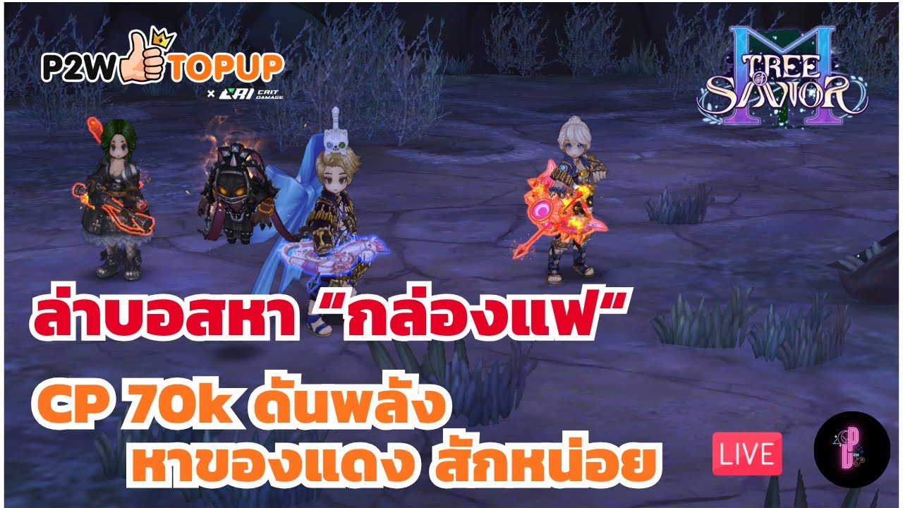[🔴  Live ] Fletcher ล่า บอสหากล่องแฟ CP 70k แล้ว| Tree of Savior M