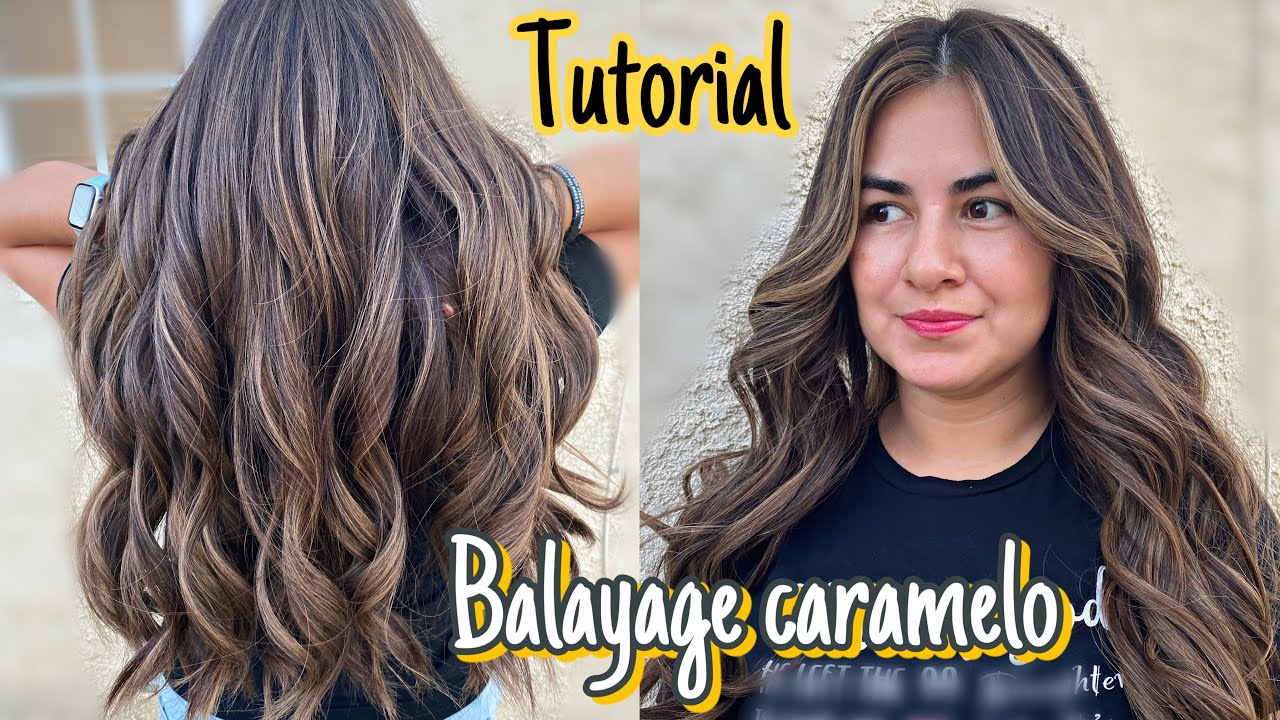 BALAYAGE EN TONOS CARAMELO EN CABELLO VIRGEN/TONOS EN TENDENCIA 😍