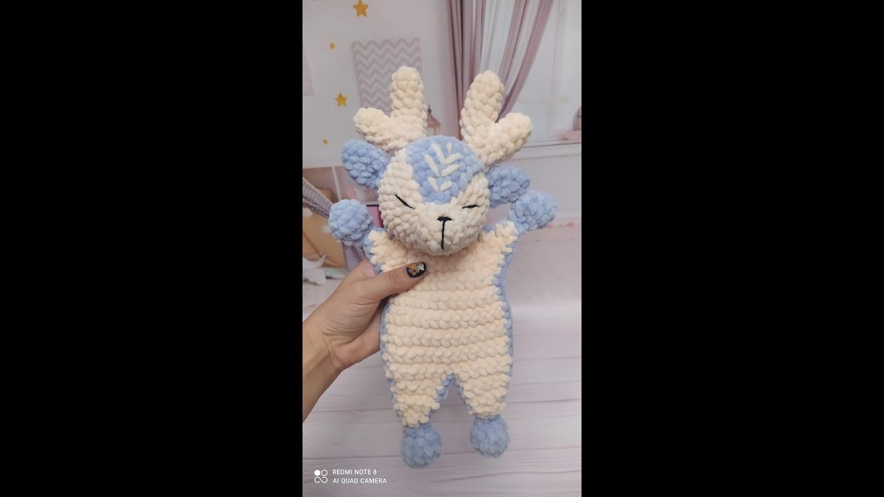 Комфортер крючком по МК ju_ju_toys. Подробный МК для начинающих!