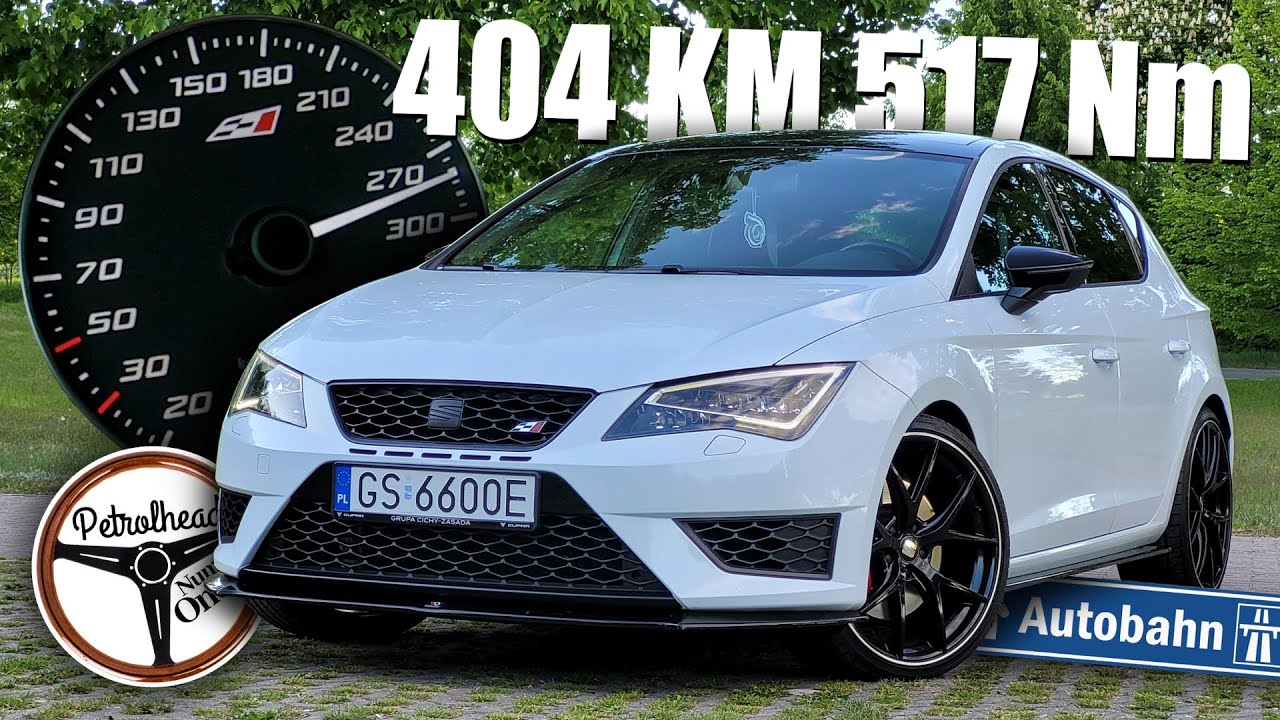 2015 Seat Leon Cupra 2.0 TSI (404 KM) | V-MAX, 0-100, 100-200, 200-250 km/h, Test, AUTOBAHN. | 4K