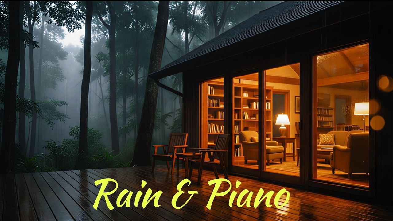 Night Rain Sounds for Deep Rest 🌧️  Cozy Forest Ambience, Relax, Focus & Meditation