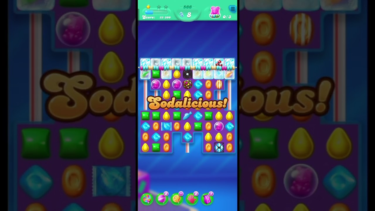 Candy crush soda saga level 566 | Candy 