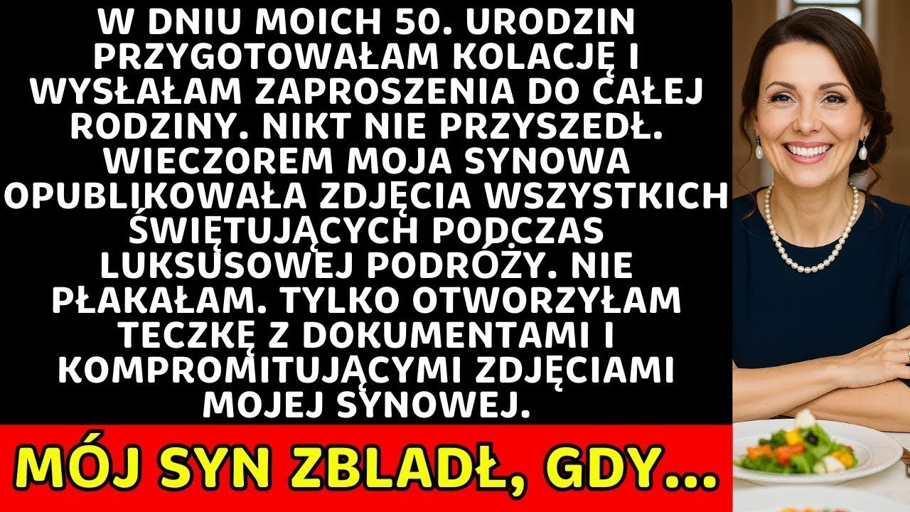 Nikt nie przyszedł na moje urodziny, ale nie wiedzieli, że coś strasznego nadchodziło...