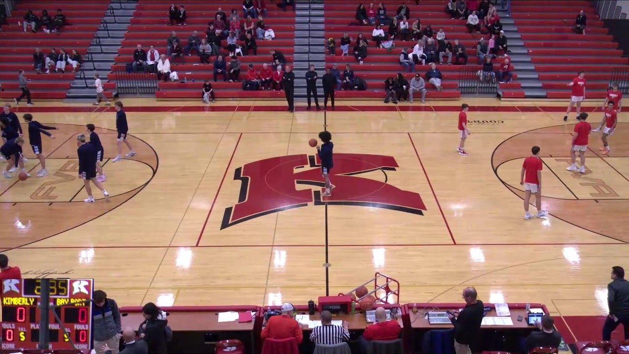 Kimberly High School vs Bay Port High School Mens JV Basketball