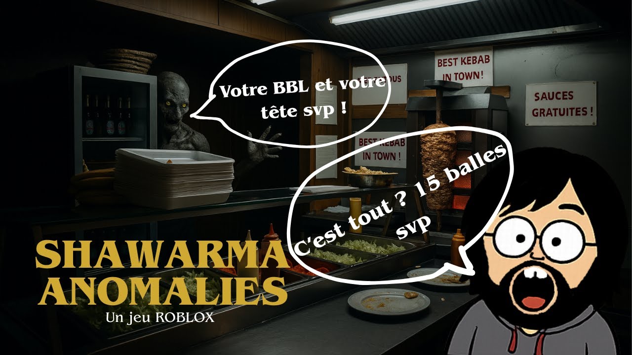 Je vend des burritos mais y a un monstre qui m'observe (Roblox : Shawarma Anomalies)